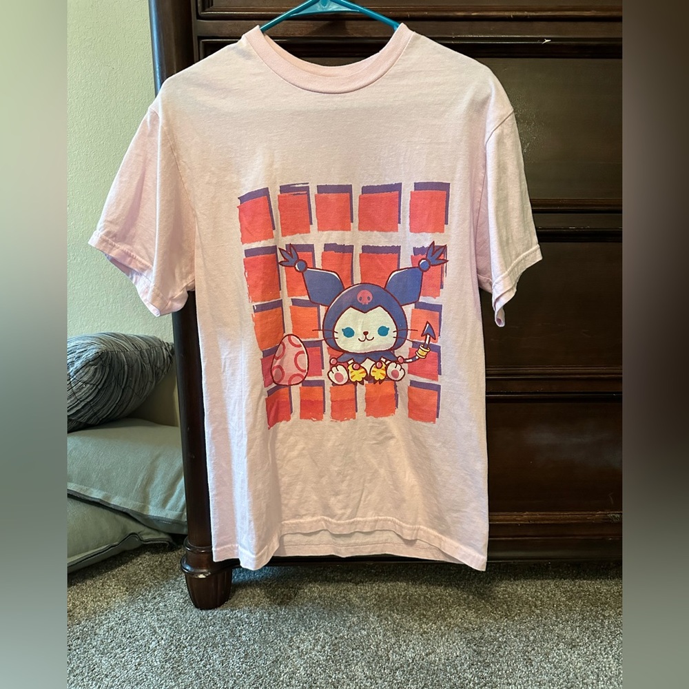 Hello Kitty x Digimon Gatoman Shirt